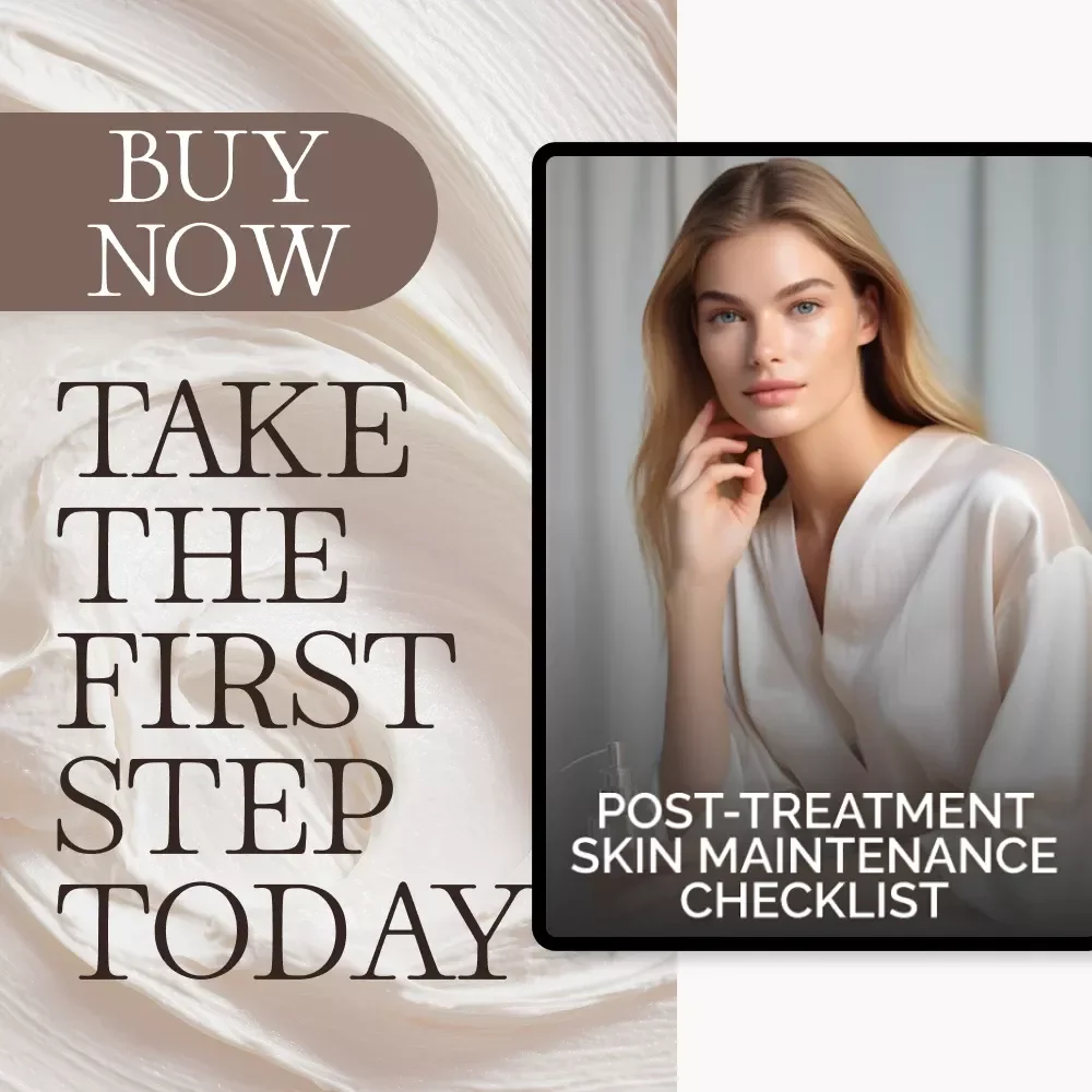 Post-Treatment Skin Maintenance Checklist | Digital Download | How to Maintain Results After Professional Skin Treatments | Skincare Recovery Guide & Aftercare Planner