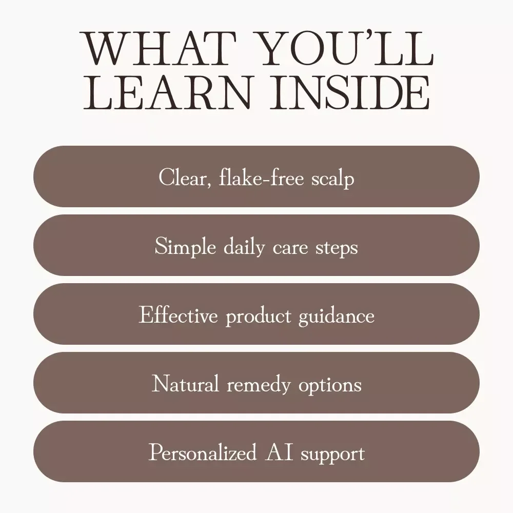 Guide to Tackling Dandruff | eBook for How to Address Dandruff Effectively | Digital Download for Scalp Care, Hair Health & Anti-Flake Solutions