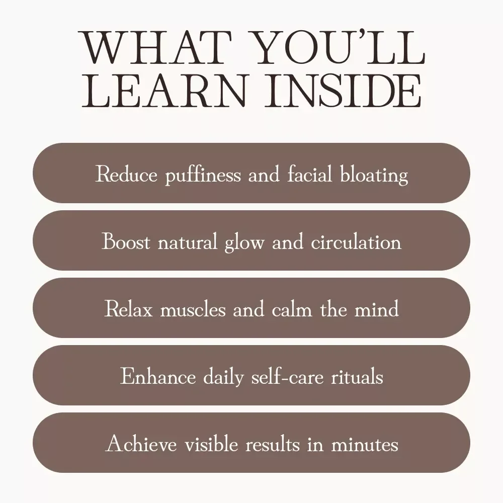 Master Lymphatic Facial Massage | Complete Guide & eBook for How to Perform Lymphatic Drainage Facial Massage | Step-by-Step Techniques, Tools, AI Feedback & Glow Routine