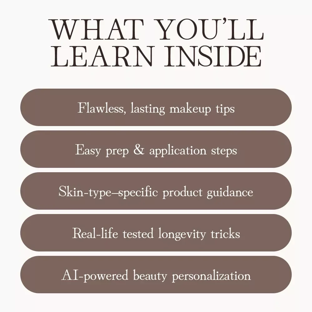 The Ultimate Guide to Long-Lasting Makeup | How to Make Your Makeup Last All Day | Pro Beauty eBook for Flawless, All-Day Wear