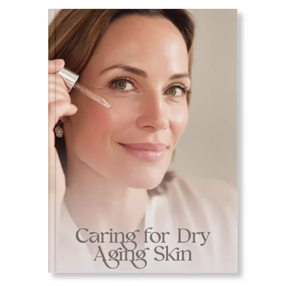 Caring for Dry Aging Skin | Digital Skincare Guide for Mature Skin | What to Do When Your Skin Becomes Dry with Age | Glow & Hydration After 40
