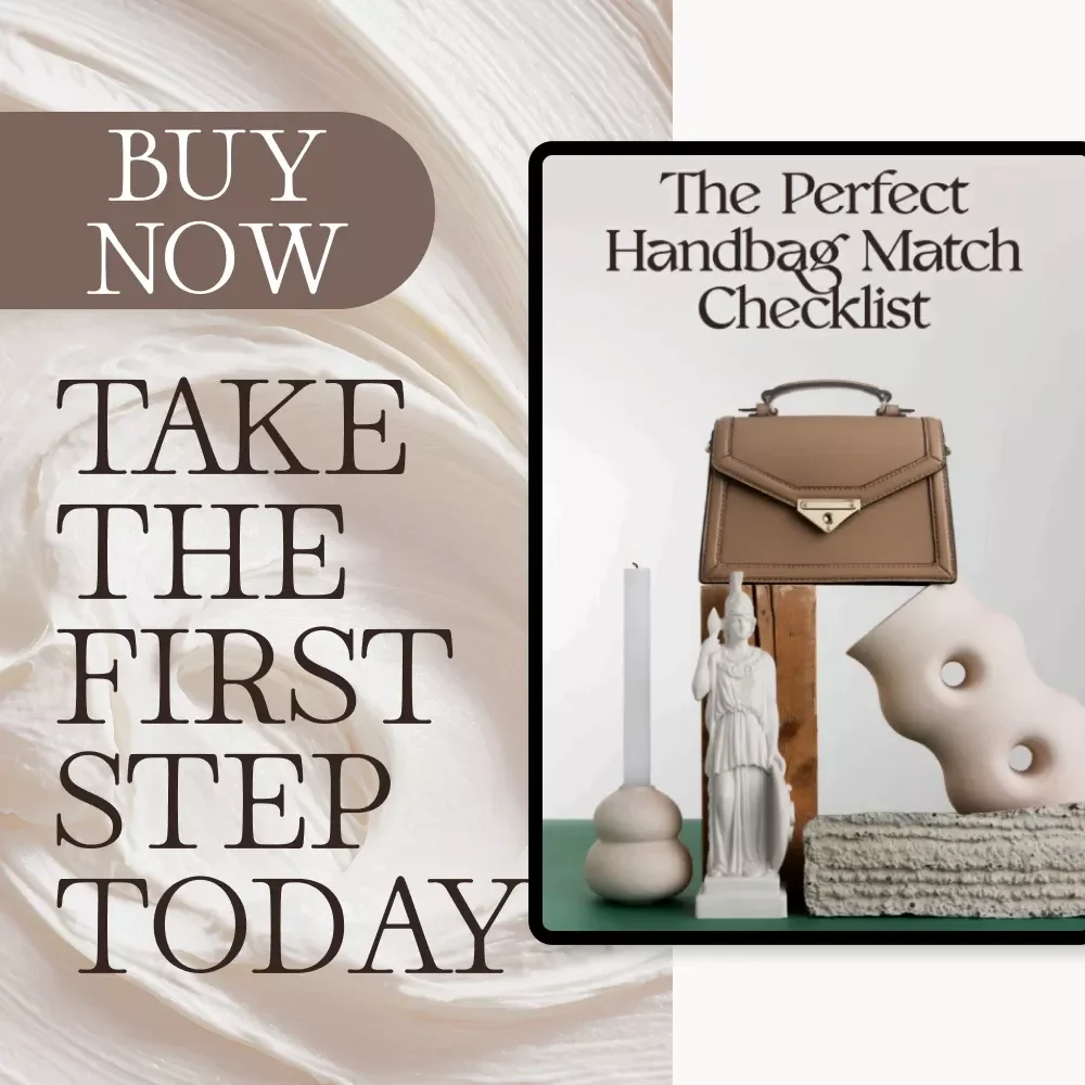 The Perfect Handbag Match Checklist | Printable Digital Download | Find Your Ideal Handbag Style, Size & Color | Fashion Accessory Guide for Women