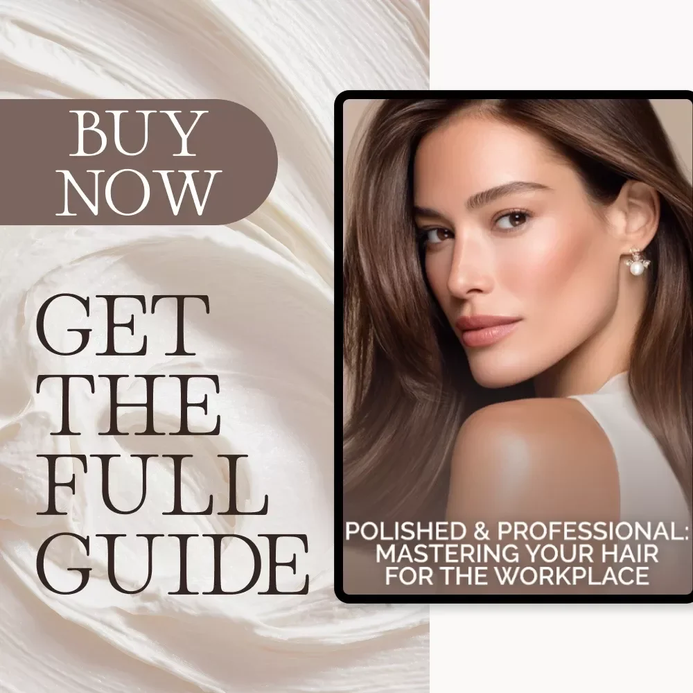 Polished & Professional: Mastering Your Hair for the Workplace | Digital Hair Styling Guide | How to Style Your Hair for a Professional Look | Modern Workplace Grooming eBook