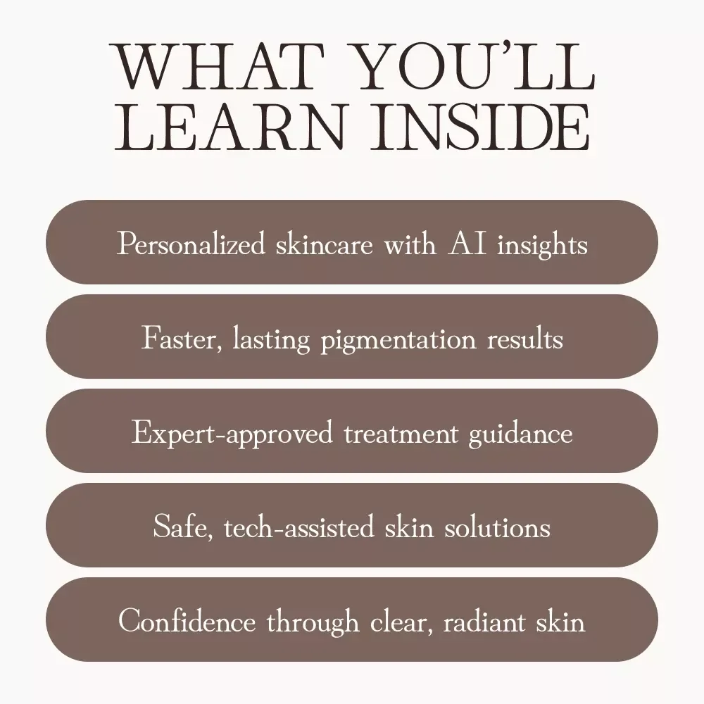 How to Treat Hyperpigmentation with Professional Care | Digital Guide for Radiant, Even-Toned Skin | Learn How to Address Hyperpigmentation with Professional Treatments & AI Technology