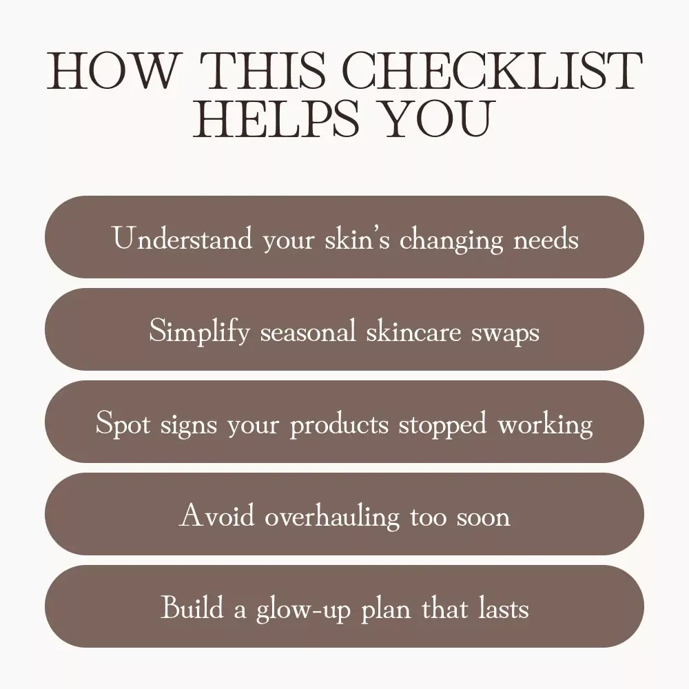 How Often Should You Change Your Skincare Routine | Printable Checklist | Skincare Routine Guide | Self-Care Digital Download | Skincare eBook for Healthy Skin Glow | “Change or Chill?” Skincare Audit