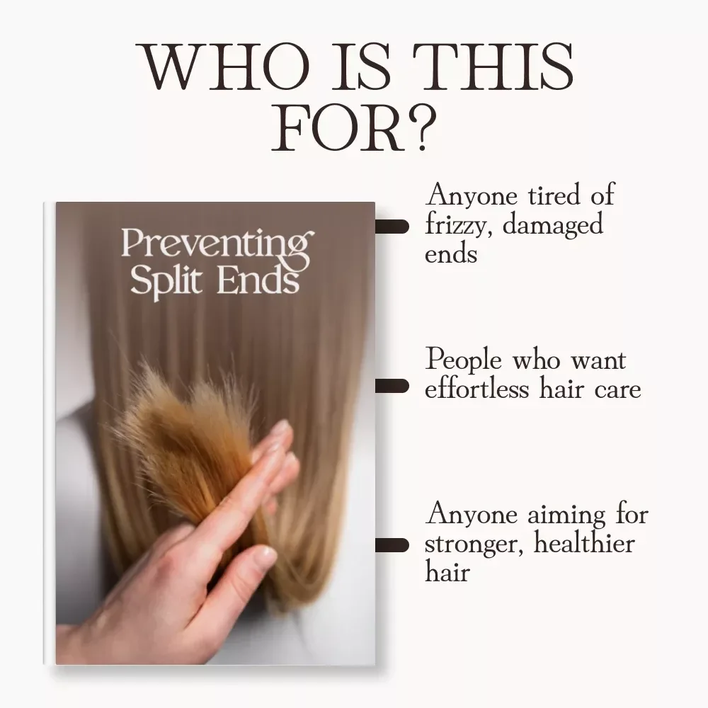 Preventing Split Ends | How to Prevent Split Ends eBook | Digital Hair Care Guide for Strong, Healthy Hair