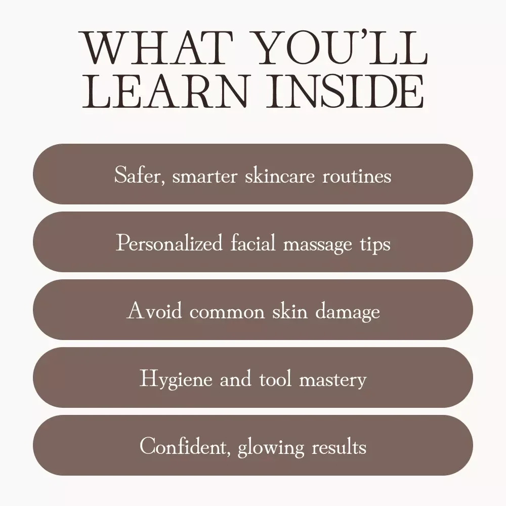 Glow Safely: Essential Precautions for Facial Massage | Digital Safety Guide for Skincare Enthusiasts, Estheticians & Wellness Professionals | Learn Key Precautions During Facial Massage for Healthy, Glowing Skin