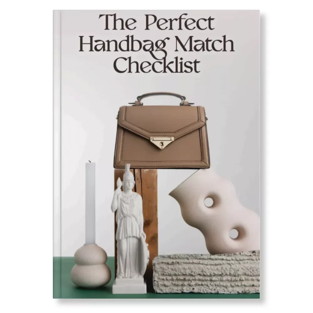 The Perfect Handbag Match Checklist | Printable Digital Download | Find Your Ideal Handbag Style, Size & Color | Fashion Accessory Guide for Women