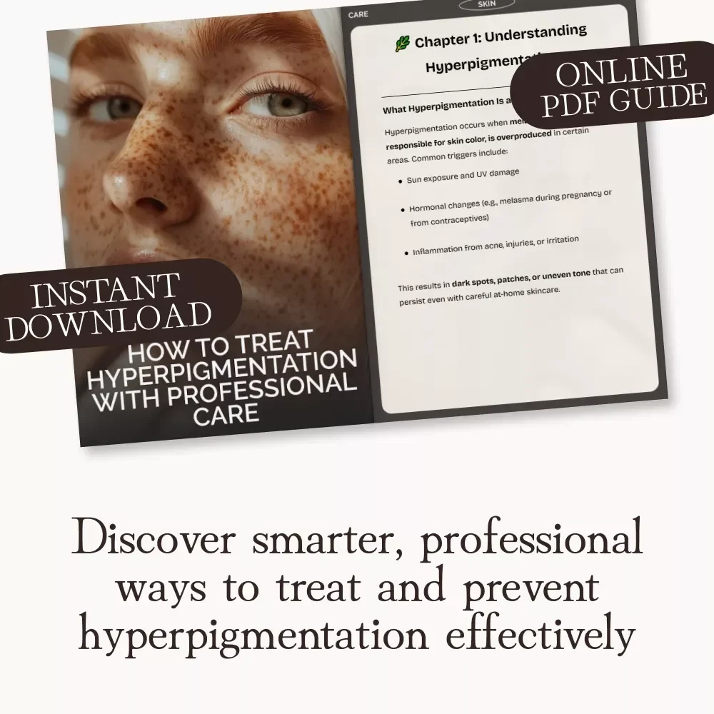 How to Treat Hyperpigmentation with Professional Care | Digital Guide for Radiant, Even-Toned Skin | Learn How to Address Hyperpigmentation with Professional Treatments & AI Technology