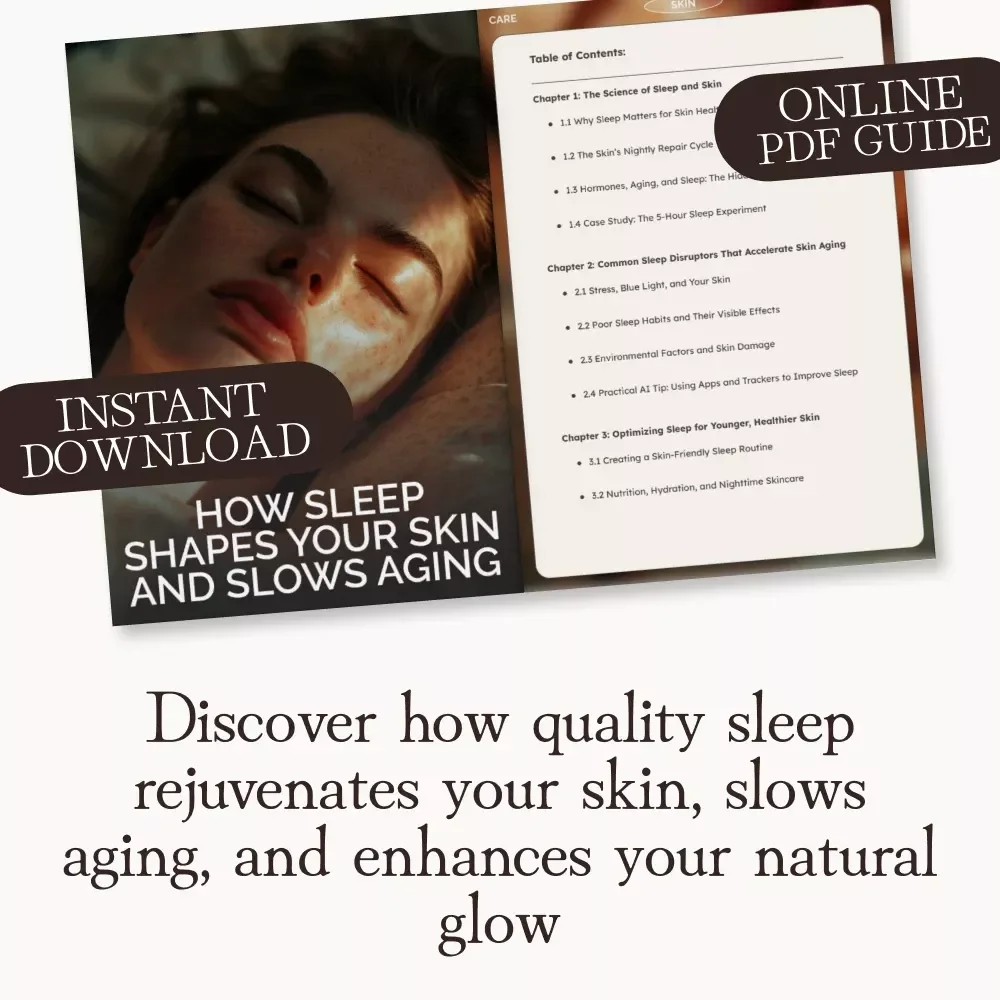 How Sleep Shapes Your Skin and Slows Aging | Digital Guide to Understanding What Role Sleep Plays in Skin Aging, Rest, and Rejuvenation