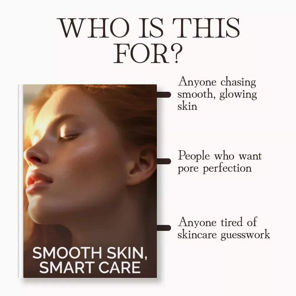 Smooth Skin, Smart Care | Skincare eBook for Flawless Skin | Tips for Minimizing Pores with Skincare | Digital Download Guide for Radiant, Poreless Glow