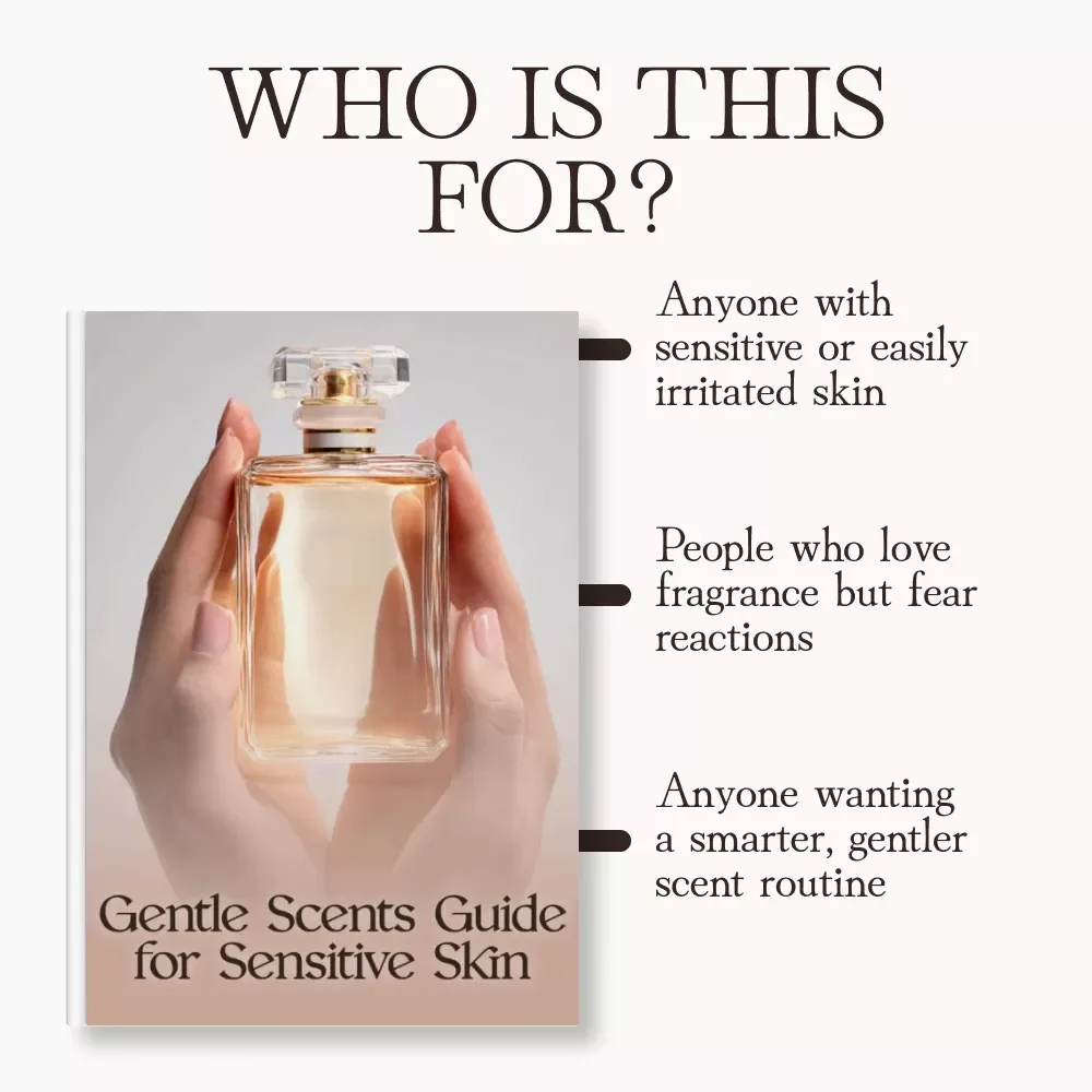 Gentle Scents Guide for Sensitive Skin | Digital Checklist for How to Wear Fragrance with Sensitive Skin | Hypoallergenic Perfume Tips & Safe Scent Habits