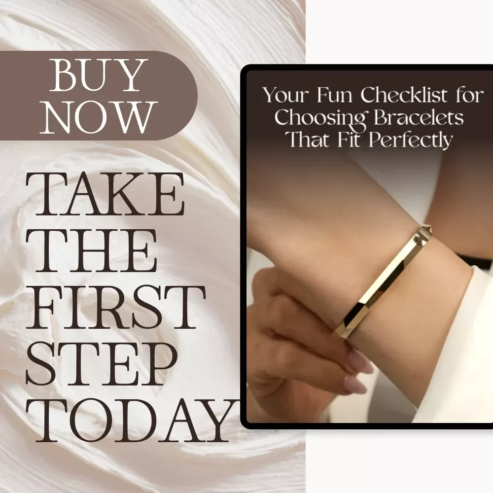 Your Fun Checklist for Choosing Bracelets That Fit Perfectly ✨ | Printable Bracelet Sizing Guide, Jewelry Style Tips, Wrist Measurement Chart, Bracelet Buying Guide Digital Download