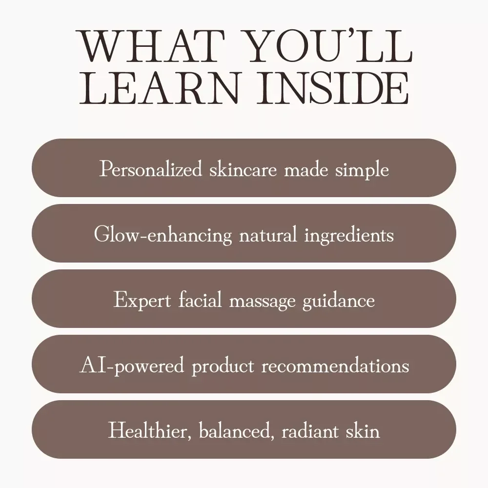 The Ultimate Guide to Oils for Facial Massage | Digital Skincare eBook for Glowing Skin | Learn the Best Oils to Use During Facial Massage