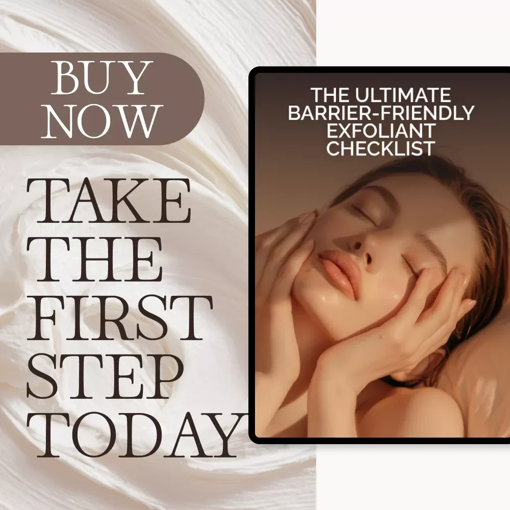 The Ultimate Barrier-Friendly Exfoliant Checklist ✨ | Digital Skincare Guide for Healthy, Glowing Skin | What Are Barrier-Friendly Exfoliants Printable PDF