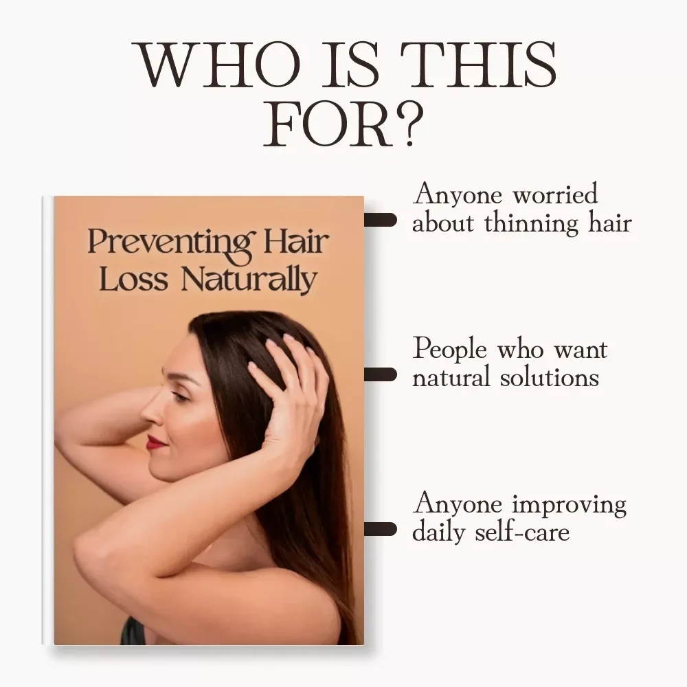Preventing Hair Loss Naturally | How to Prevent Hair Loss Naturally eBook | Holistic Hair Care Guide for Stronger, Healthier Hair