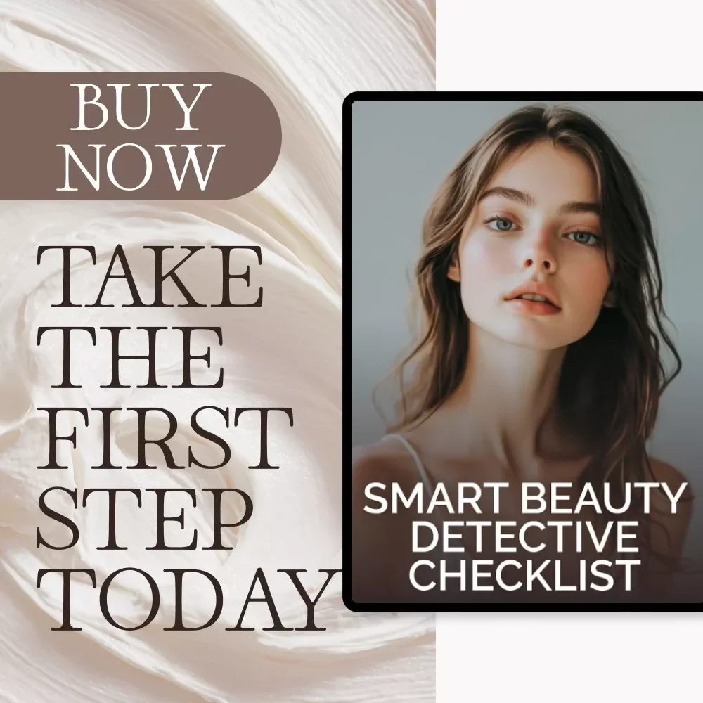 Smart Beauty Detective Checklist | Digital Download for Skincare Lovers | How to Use AI to Compare Product Ingredients | Beauty Analysis Guide for Smarter Shopping