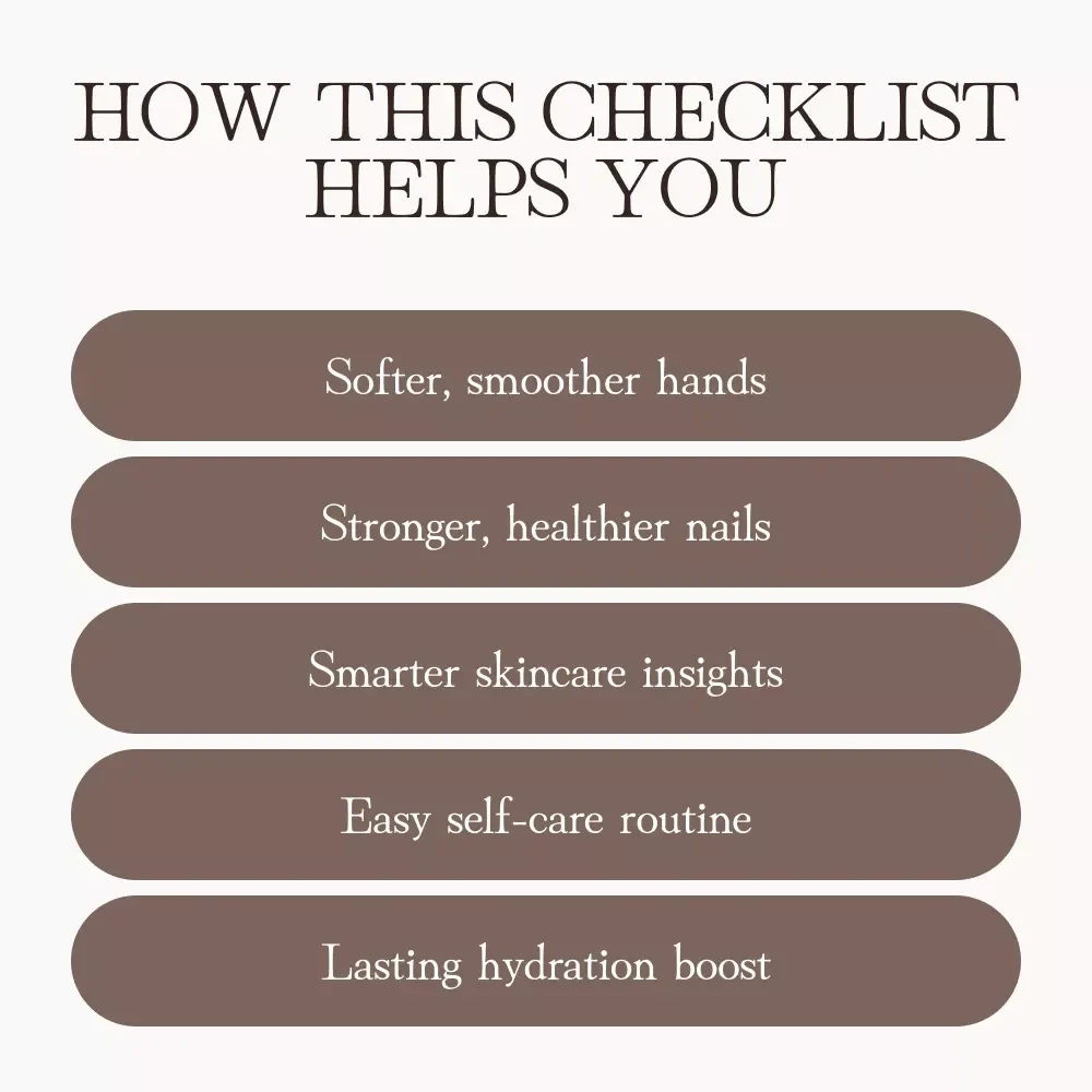 Smooth & Radiant Hands | Printable Hand & Nail Exfoliation Checklist | Self-Care Routine Guide | Learn How to Exfoliate Your Hands and Nails Naturally