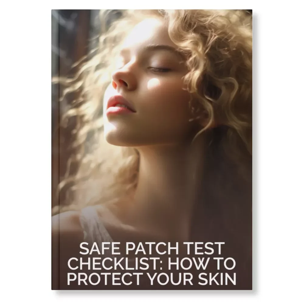 Safe Patch Test Checklist: How to Protect Your Skin | Printable Skincare Guide | how to test patch any product safely | Digital Download