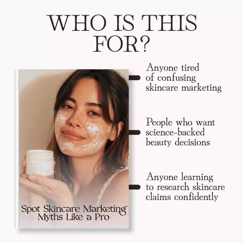 Spot Skincare Marketing Myths Like a Pro | Printable Checklist & Digital Guide | How to Spot False Claims on Skincare Marketing