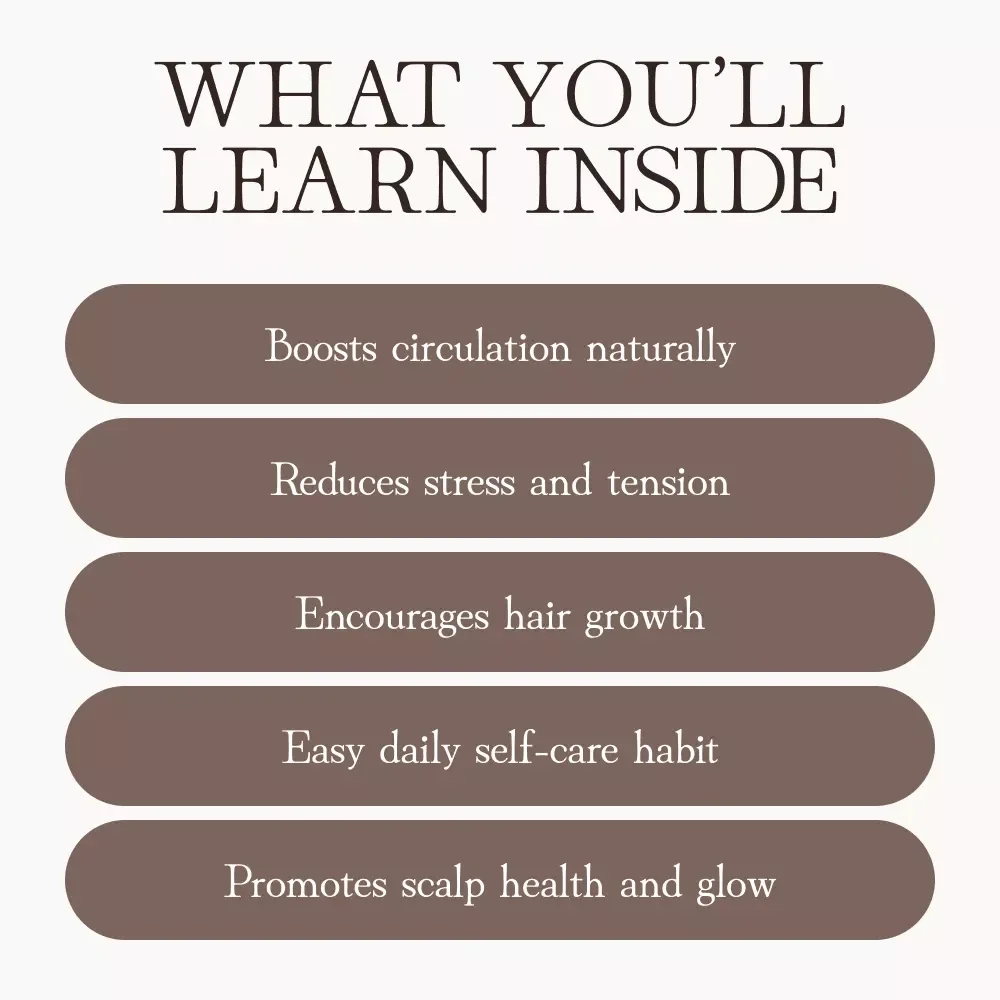 Scalp Bliss: Your Fun & Easy Scalp Massage Checklist | Relaxation Guide for Healthy Hair | How to Incorporate Scalp Massages into Your Routine | Self-Care Digital Download