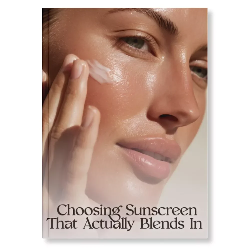 Choosing Sunscreen That Actually Blends In | Printable Skincare Checklist for How to Choose Sunscreen That Doesn’t Leave White Cast | Digital Download Guide