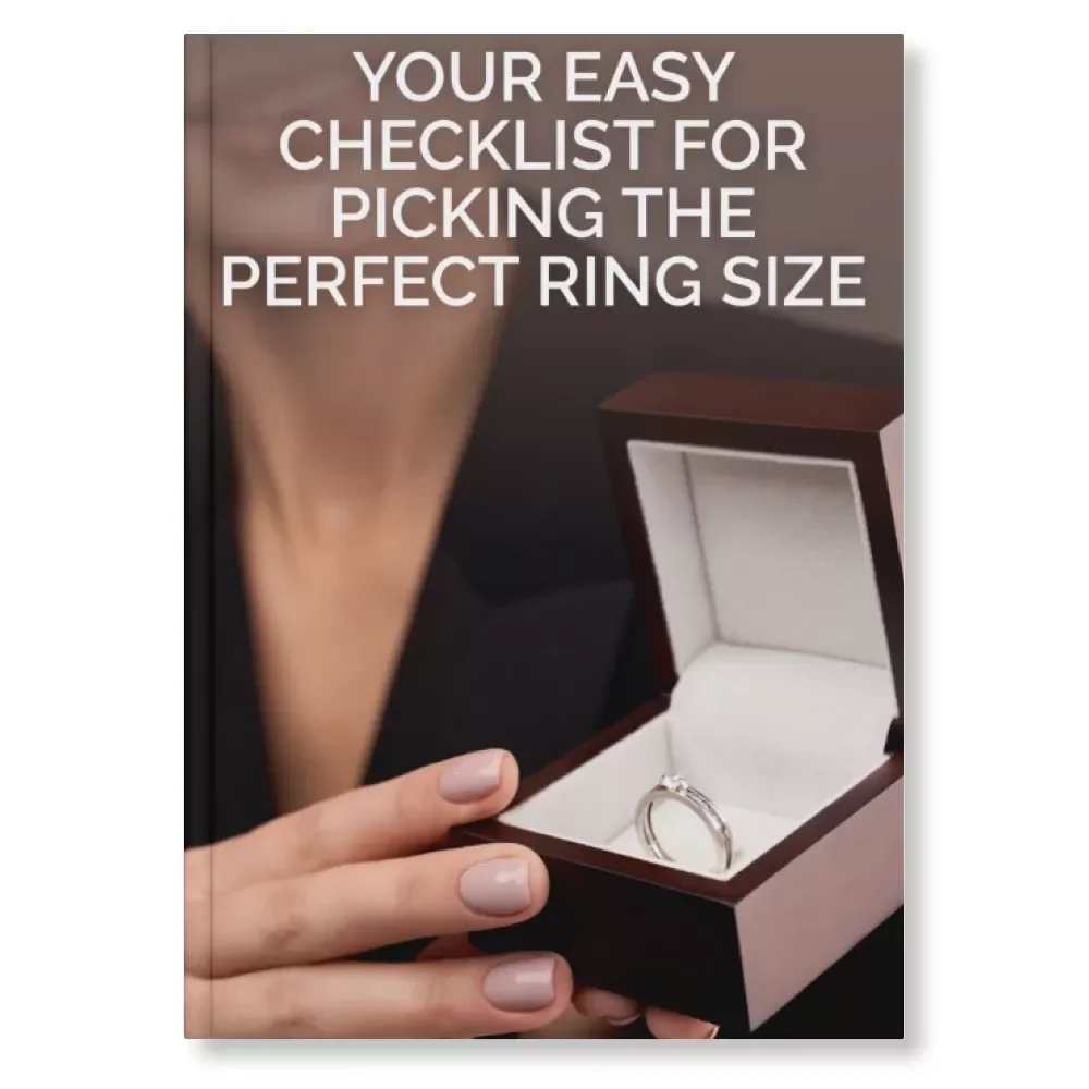 Your Easy Checklist for Picking the Perfect Ring Size | Printable Ring Sizing Guide | Digital Download for Jewelry Lovers, Brides-to-Be & Gift Shoppers