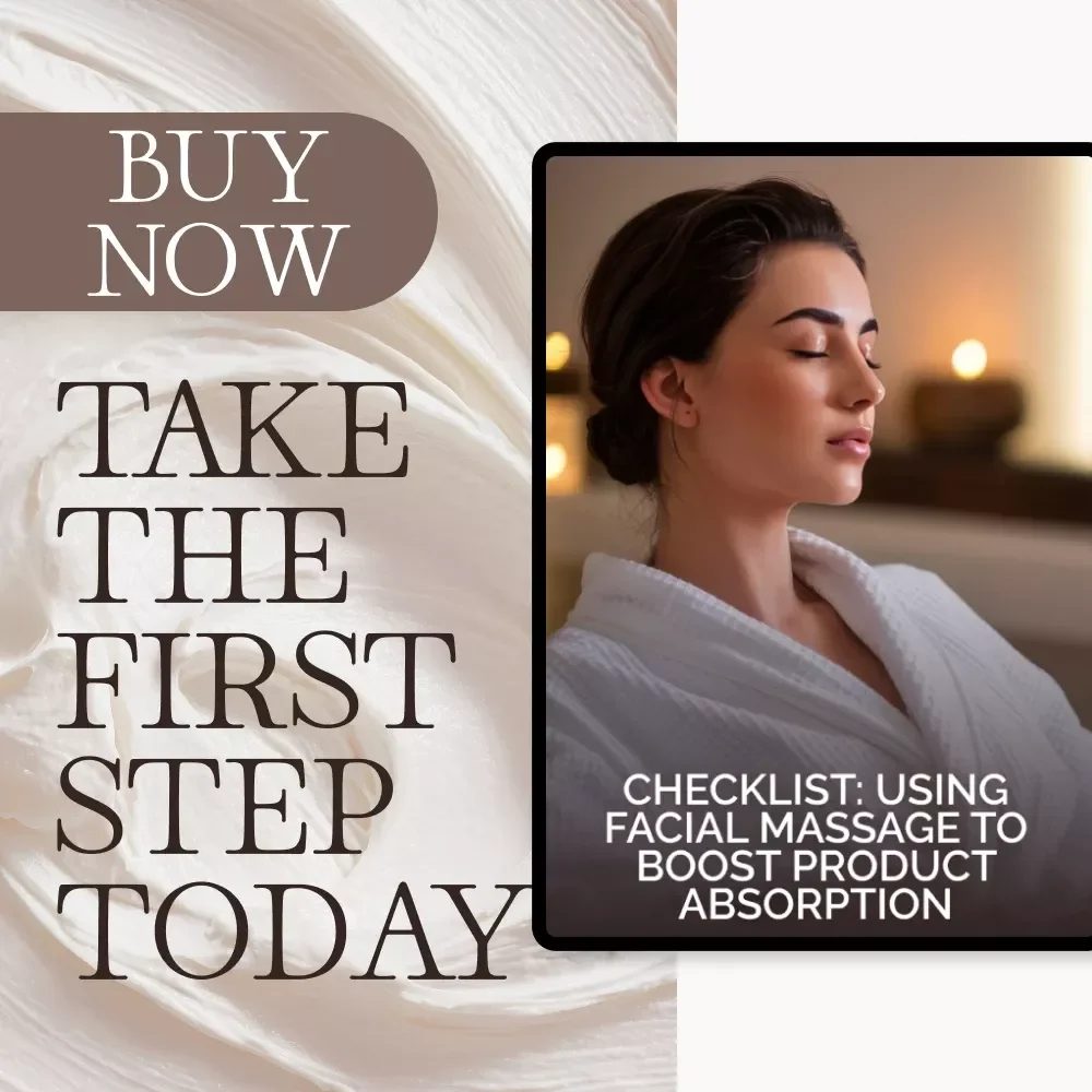 Checklist: Using Facial Massage to Boost Product Absorption | Skincare Guide | Self-Care Routine | Digital Download | Learn How to Use Facial Massage to Enhance Product Absorption