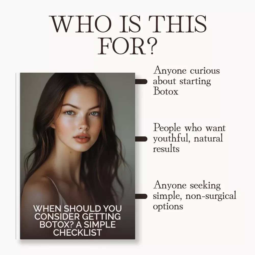 When Should You Consider Getting Botox? A Simple Checklist | Digital Self-Care & Beauty Guide for Preventative Botox, Fine Lines, and Anti-Aging Decisions