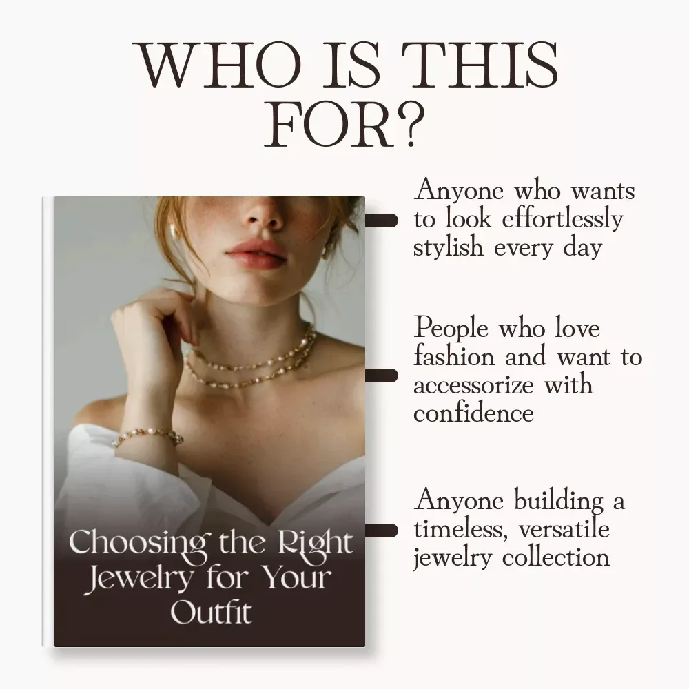 Choosing the Right Jewelry for Your Outfit | Style Guide for Women | Digital Download Jewelry Styling eBook | Accessory Matching & AI Fashion Tips