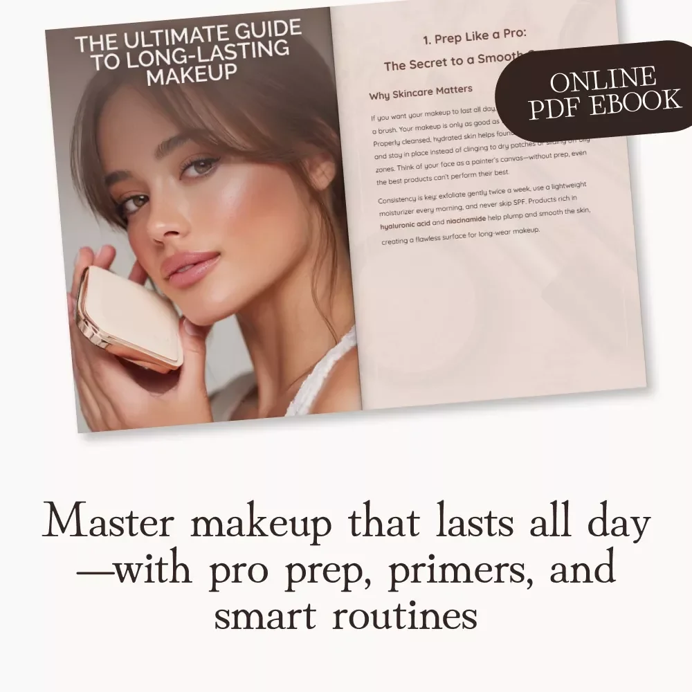 The Ultimate Guide to Long-Lasting Makeup | How to Make Your Makeup Last All Day | Pro Beauty eBook for Flawless, All-Day Wear