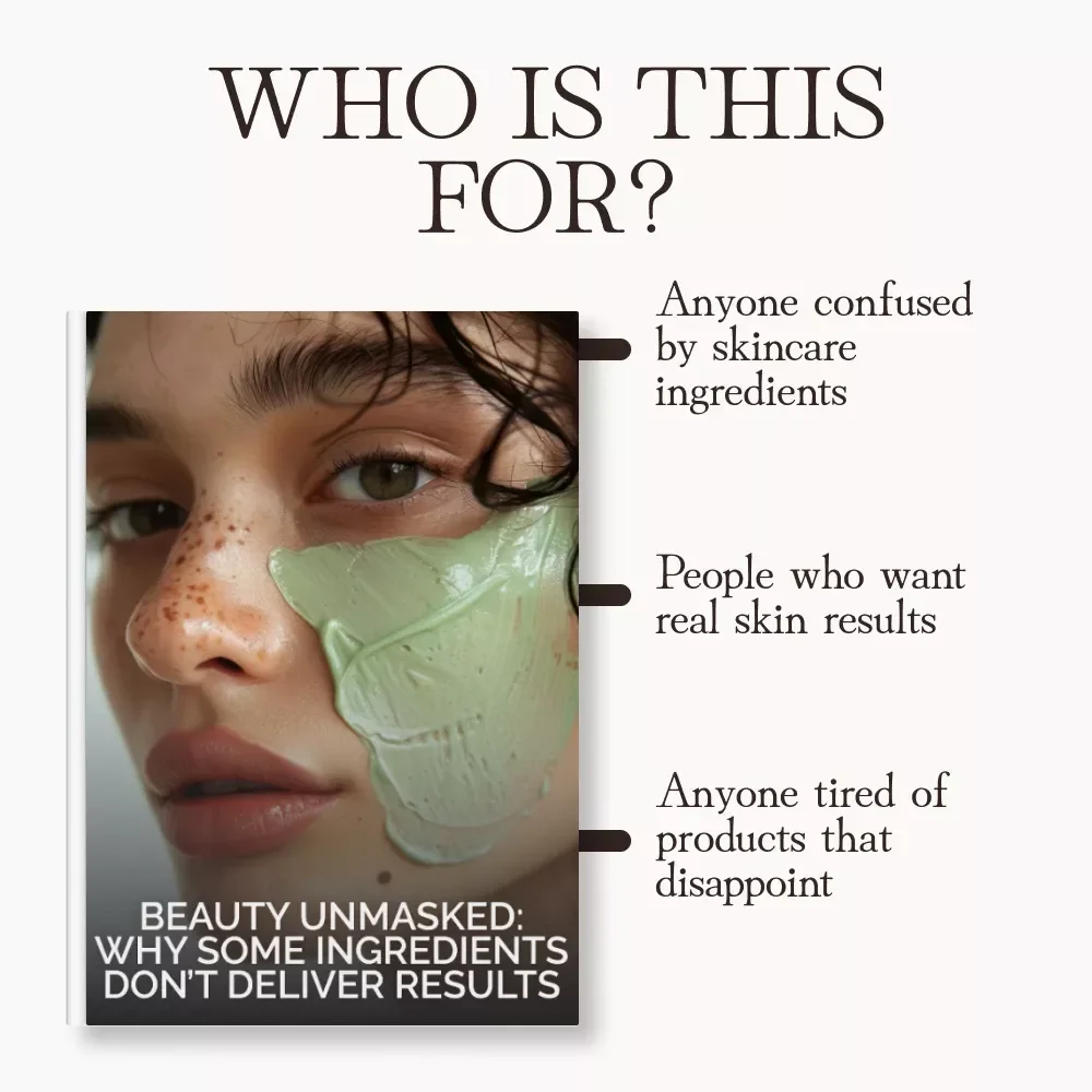 Beauty Unmasked: Why Some Ingredients Don’t Deliver Results | Skincare Science eBook | Understand Ingredient Effectiveness & Common Skincare Mistakes | Digital Download