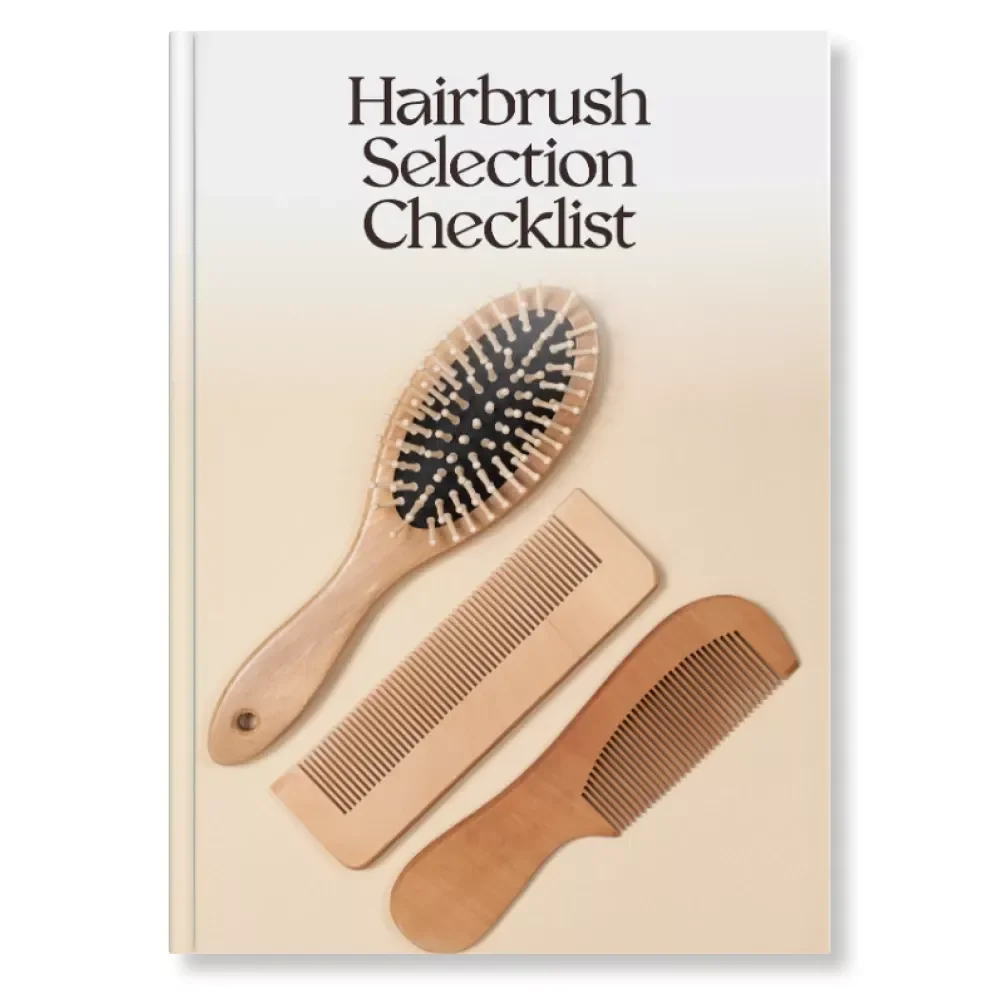 Hairbrush Selection Checklist | Digital Download Guide for How to Choose the Right Hairbrush for Your Hair Type | Printable Beauty Routine Tool