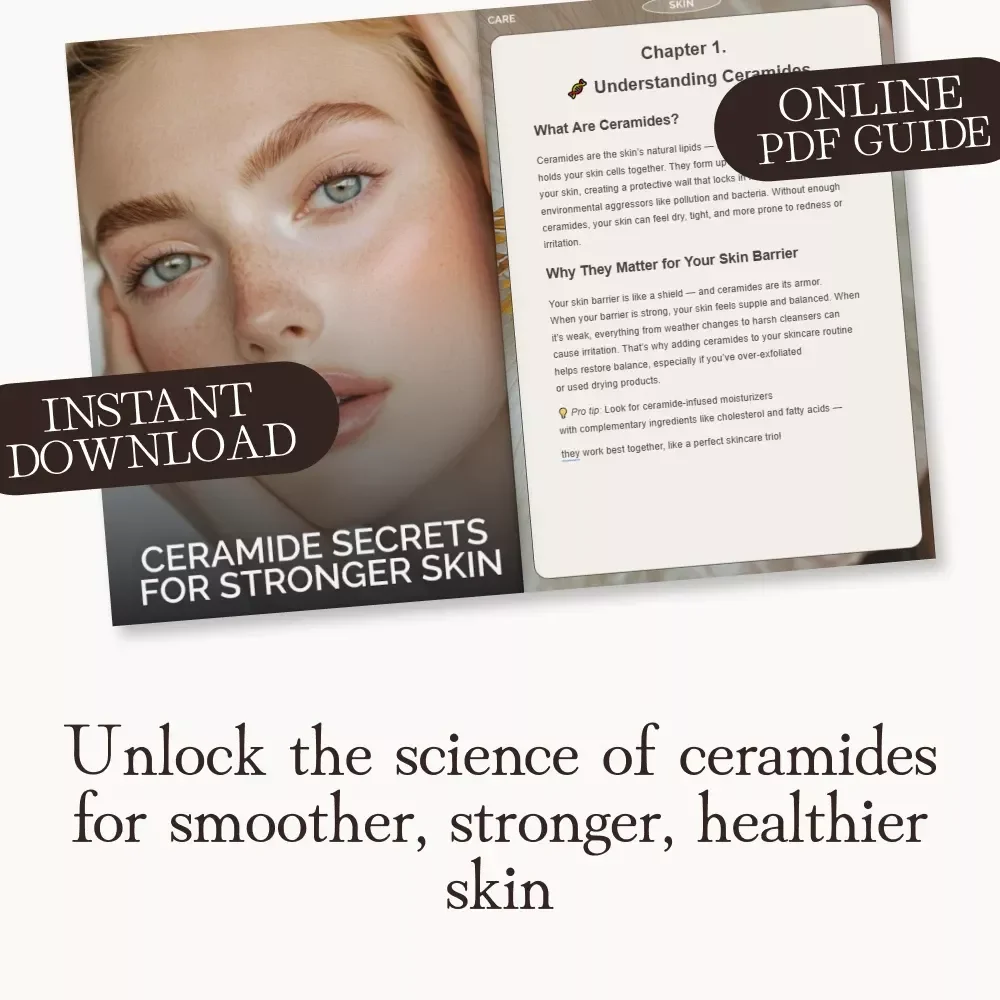Ceramide Secrets for Stronger Skin | Digital Skincare Guide | Learn What Are Ceramides and Why Are They Good for the Barrier | Skin Barrier Repair & Beauty Routine Prompts