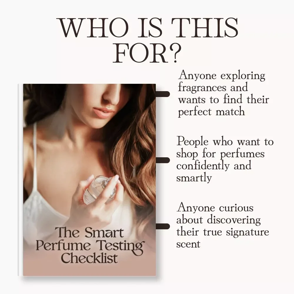 The Smart Perfume Testing Checklist | Printable Fragrance Testing Guide | Digital Download for Perfume Lovers & Beginners | Find Your Signature Scent with Confidence