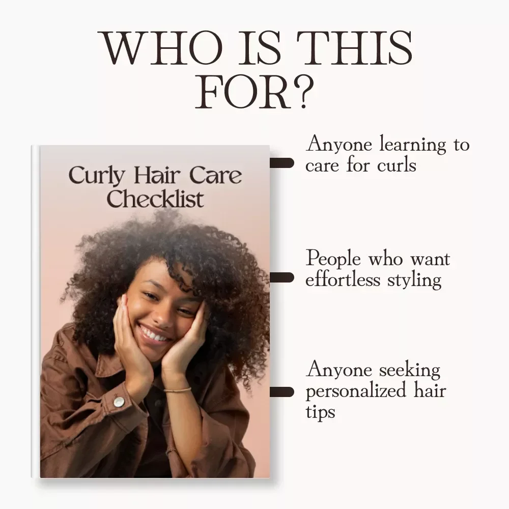Curly Hair Care Checklist | Printable Digital Download | Ultimate Guide on How to Care for Curly Hair | Natural Hair Routine Planner & Wash Day Organizer