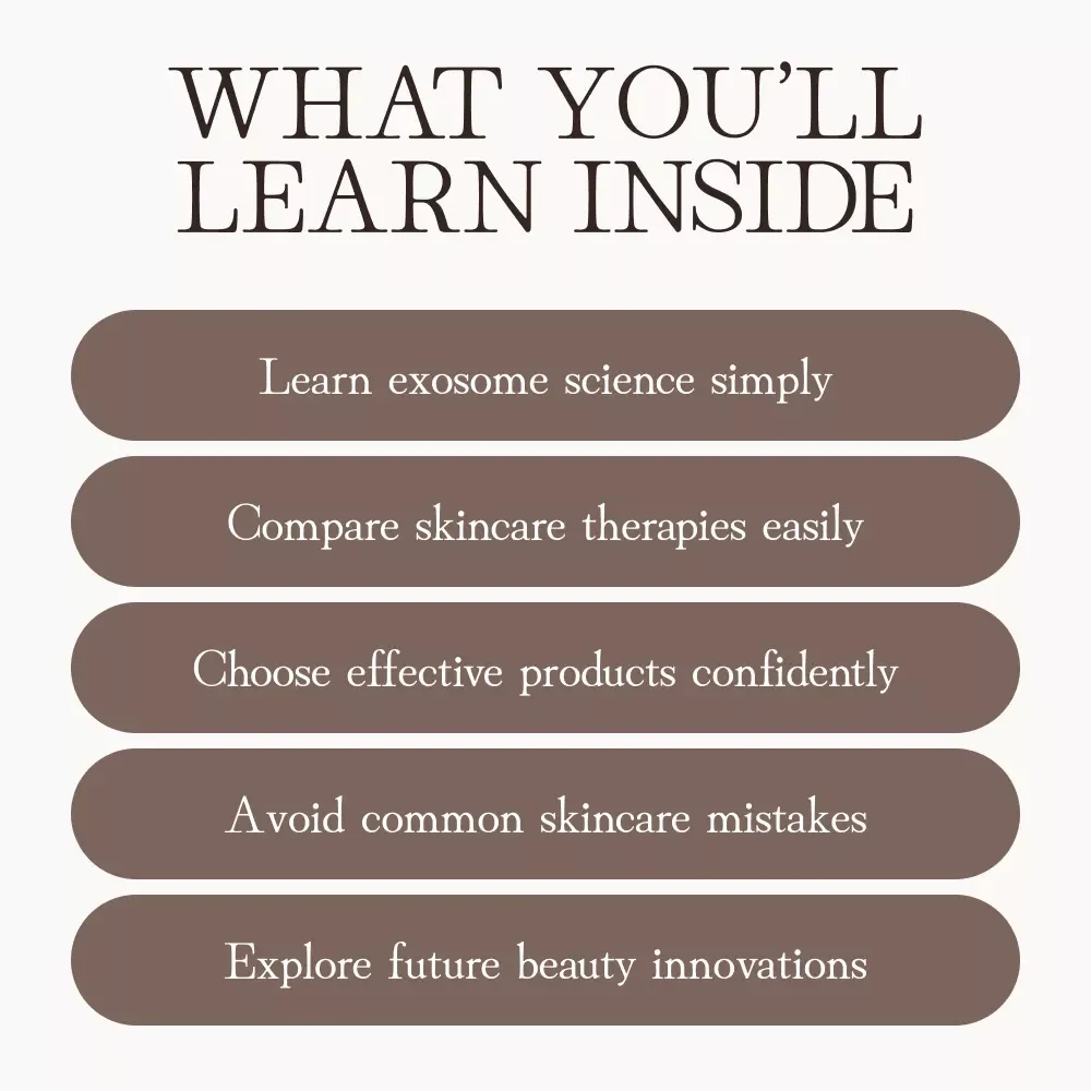 Exosome Secrets for Radiant Skin | Ultimate Guide to What Are Exosomes and How Are They Used in Skincare | Digital Download for Glowing Skin Enthusiasts, Beauty Experts & Skincare Innovators