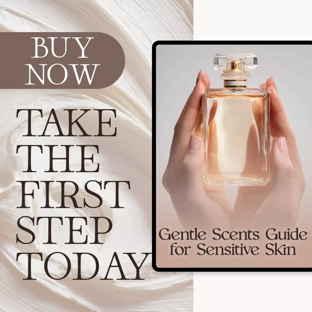 Gentle Scents Guide for Sensitive Skin | Digital Checklist for How to Wear Fragrance with Sensitive Skin | Hypoallergenic Perfume Tips & Safe Scent Habits