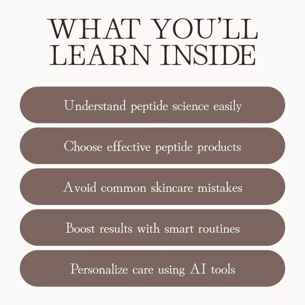 The Beauty Boost Hidden in Peptides | Skincare eBook on What Are Peptides and Do They Work for Skin Firming | Digital Download Anti-Aging Guide for Radiant, Firm Skin
