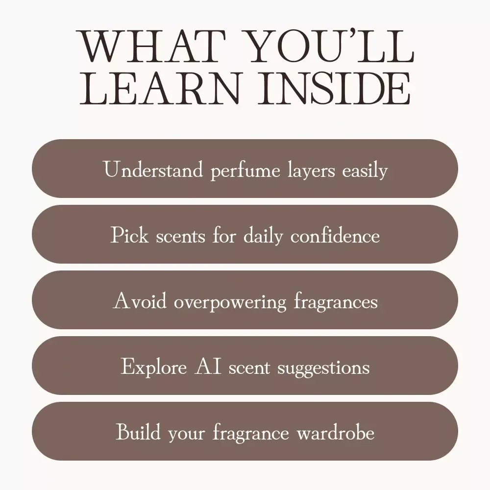 Your Guide to Fragrance Notes That Stick | Best Fragrance Notes for Everyday Wear | Digital Ebook for Scent Lovers and Perfume Enthusiasts