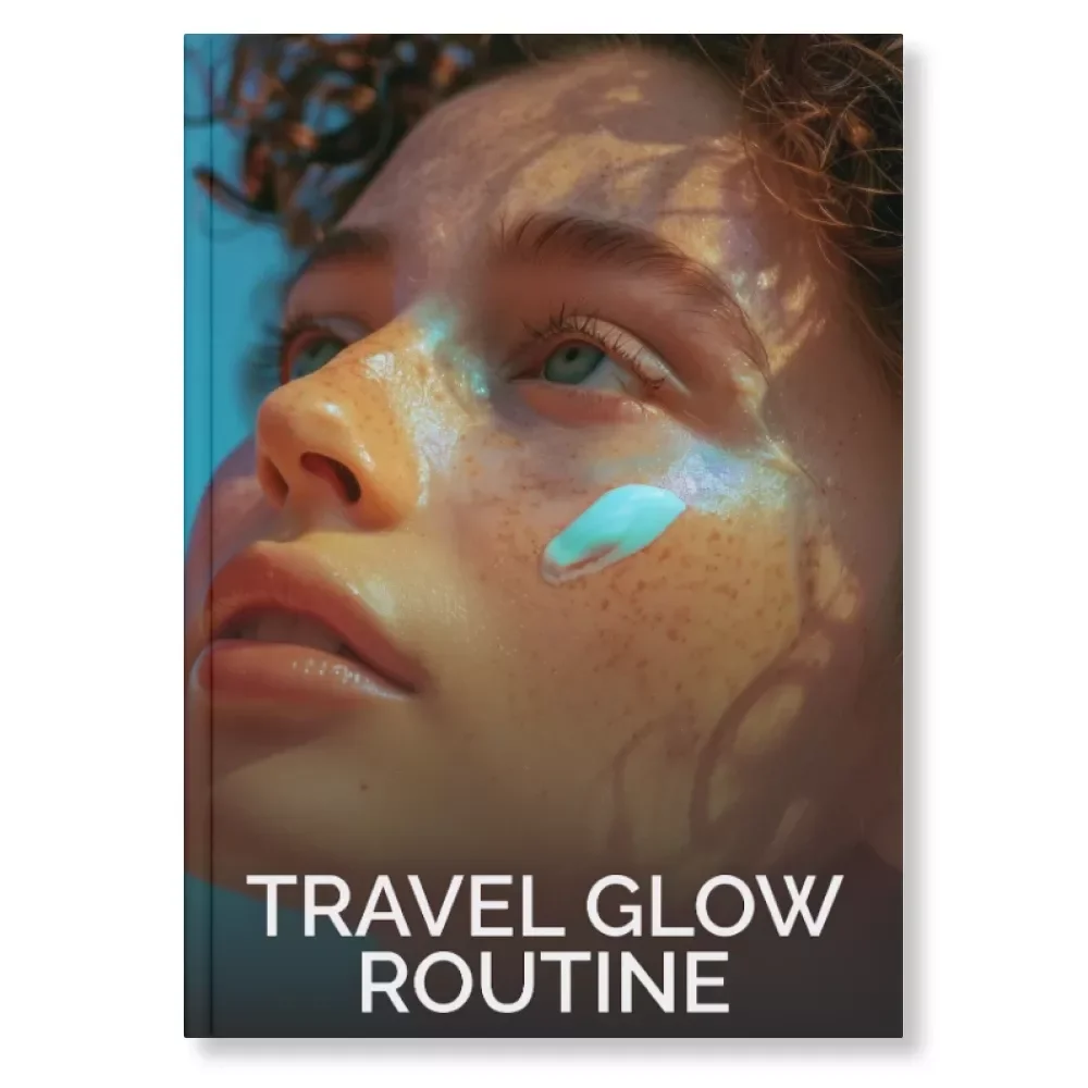 Travel Glow Routine | Digital Guide on How to Build a Travel Skincare Routine for Radiant Skin on the Go | Minimalist Skincare Tips, AI-Powered Travel Hacks & Packing Checklist