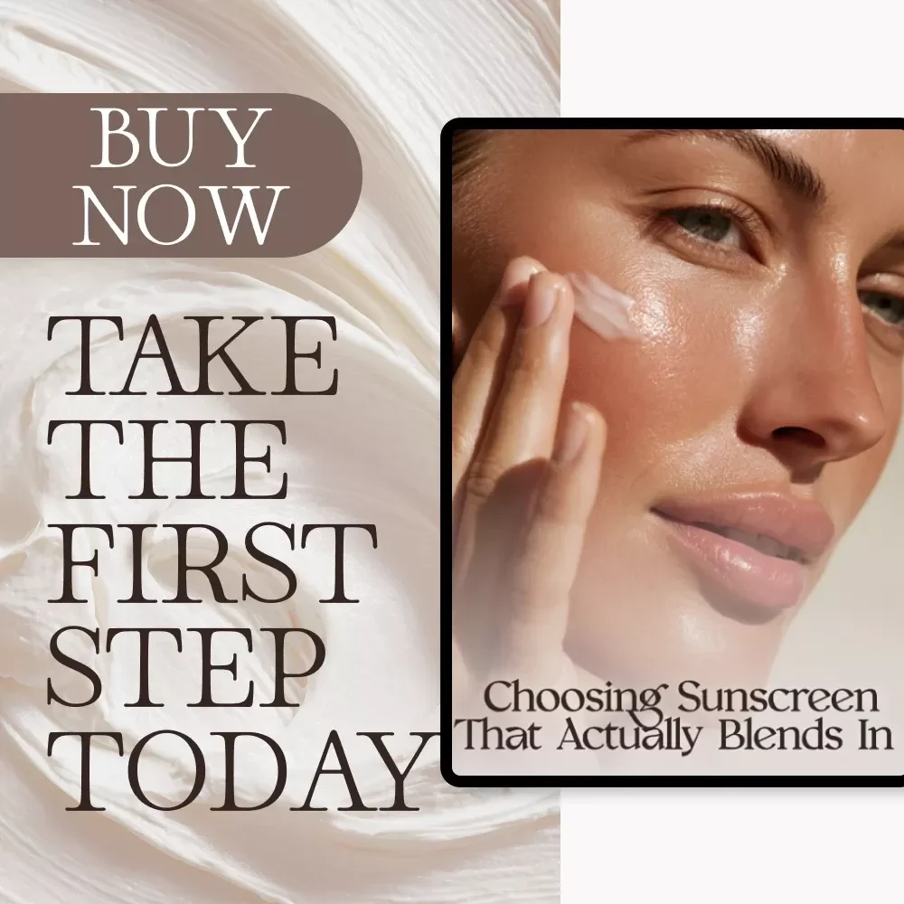 Choosing Sunscreen That Actually Blends In | Printable Skincare Checklist for How to Choose Sunscreen That Doesn’t Leave White Cast | Digital Download Guide