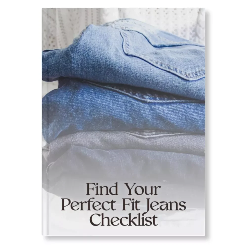 Find Your Perfect Fit Jeans Checklist | Digital Download Guide for Body Types | Denim Fit & Style eBook for Women | Jeans Shopping Made Easy