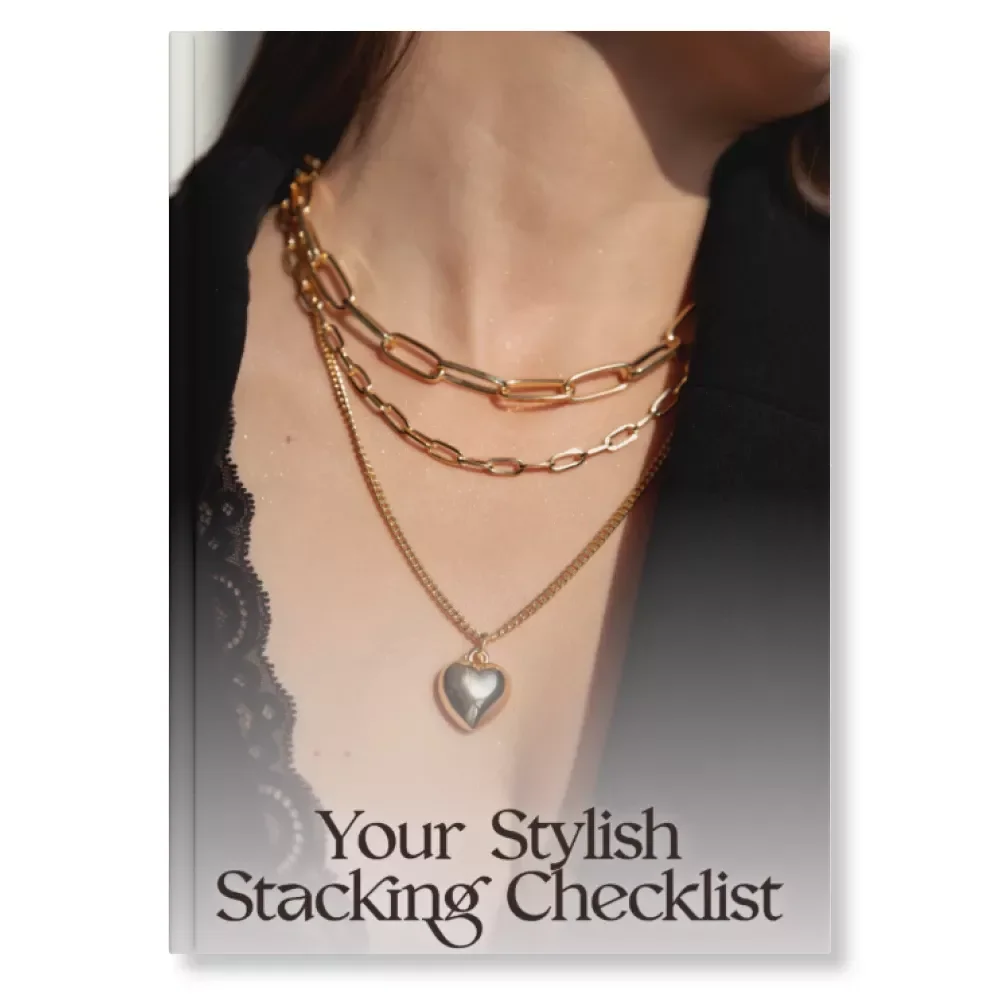 Your Stylish Stacking Checklist | Digital Necklace Layering Guide for Effortless Jewelry Styling, Layered Necklace Tips, Fashion Accessory eBook for Chic Women
