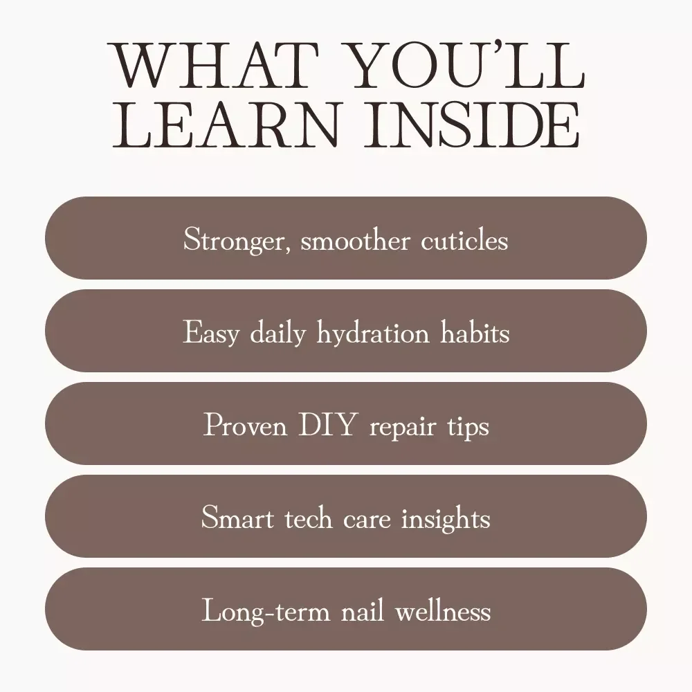 Soft & Healthy Cuticles: Treating Dry Skin | Digital Guide on How to Treat Dry Cuticles Naturally | Cuticle Care Routine, Moisturizing Tips & At-Home Remedies for Stronger Nails