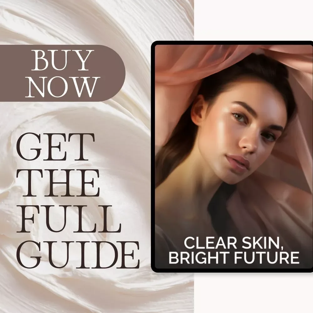 Clear Skin, Bright Future | Digital Skincare Guide for How to Transition from Acne Skincare to Aging Skincare | AI-Powered Routine Builder & Glow Boost Plan