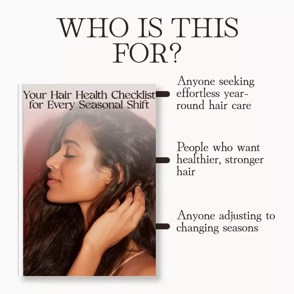Your Hair Health Checklist for Every Seasonal Shift | Digital Hair Care Guide for How to Maintain Hair Health During Seasonal Changes | Printable & Instant Download for Healthy, Shiny Hair