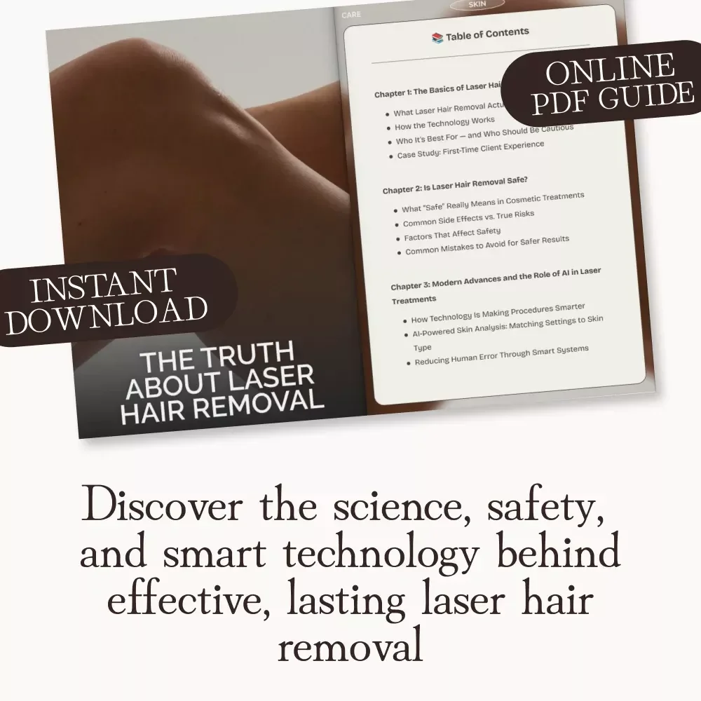 The Truth About Laser Hair Removal | Digital Guide on Safety, Technology & Results | Is Laser Hair Removal Safe? Complete eBook for Smarter, Safer Treatments