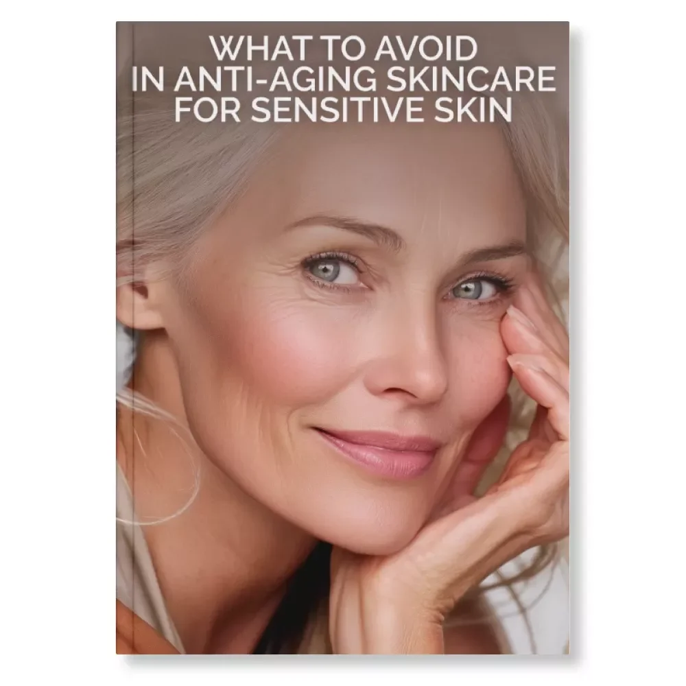 What to Avoid in Anti-Aging Skincare for Sensitive Skin | Printable Checklist | Skincare Ingredient Guide for Sensitive Skin & Anti-Aging Routine