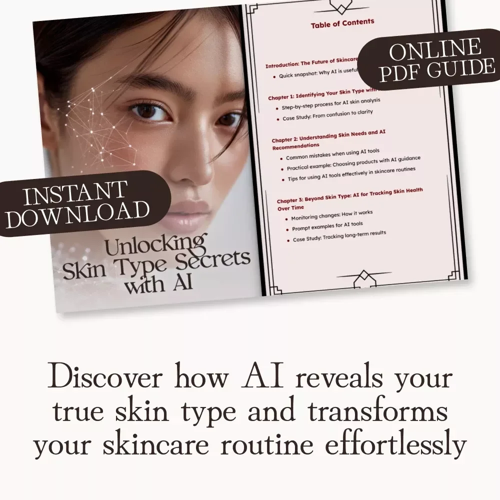Unlocking Skin Type Secrets with AI | Digital Skincare Guide | Learn how to use AI to analyze your skin type and personalize your beauty routine